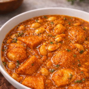 Broad Beans & Potato Curry(Min 2 portions)