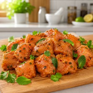Diced Marinated Chicken Pieces for Sosaties