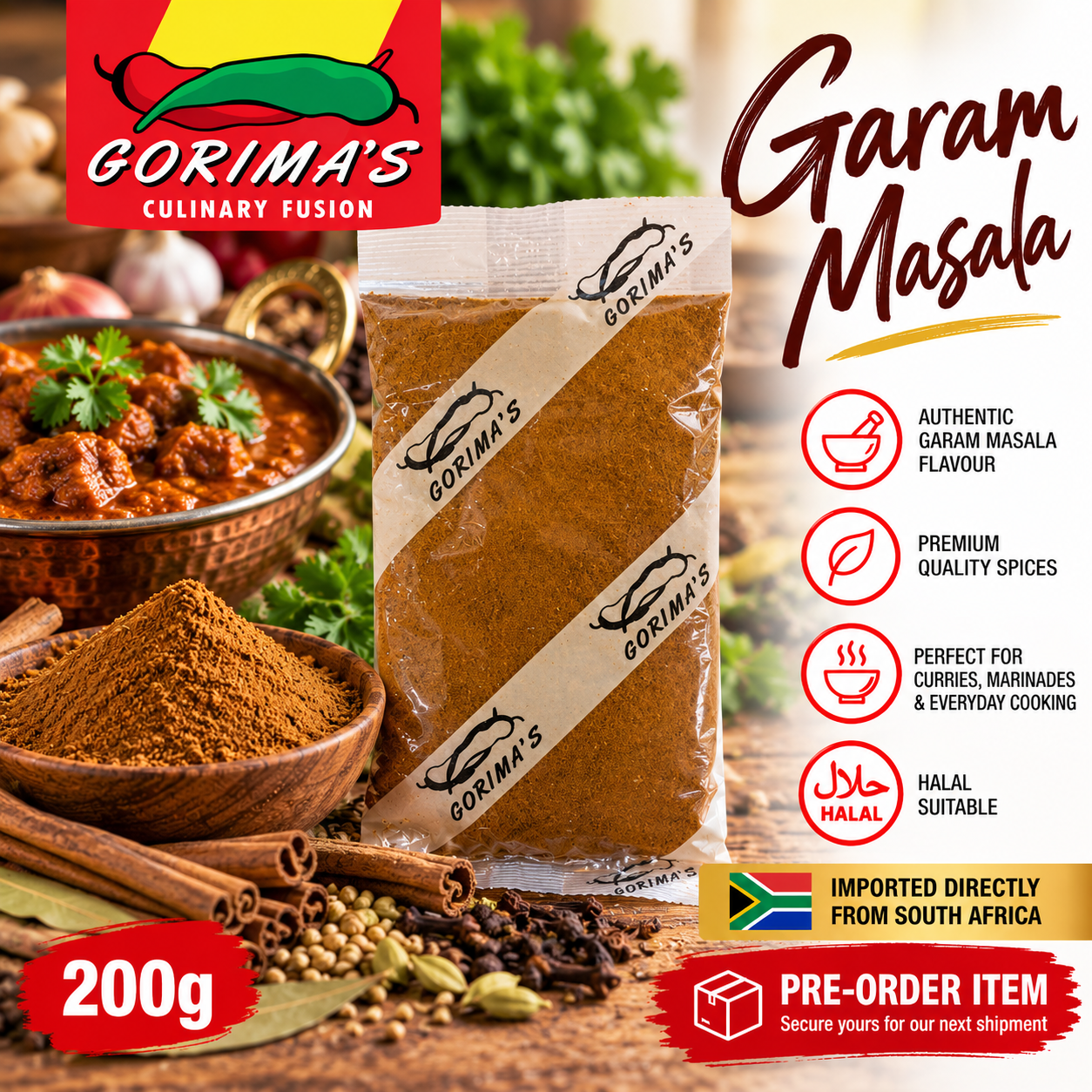 Gorima’s Garam Masala – 200g