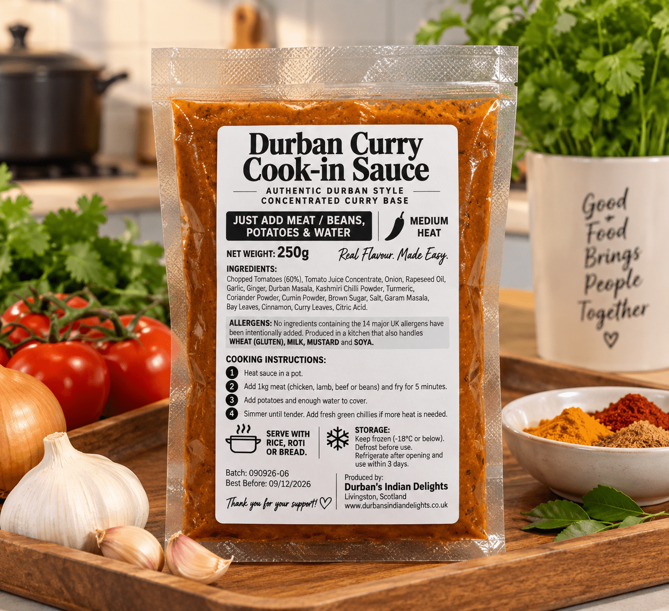 Durban Curry Cook in sauce(250g)