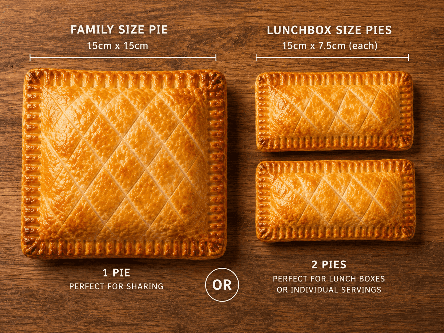 Chicken Curry Pie - Family or Lunchbox Size - Image 2