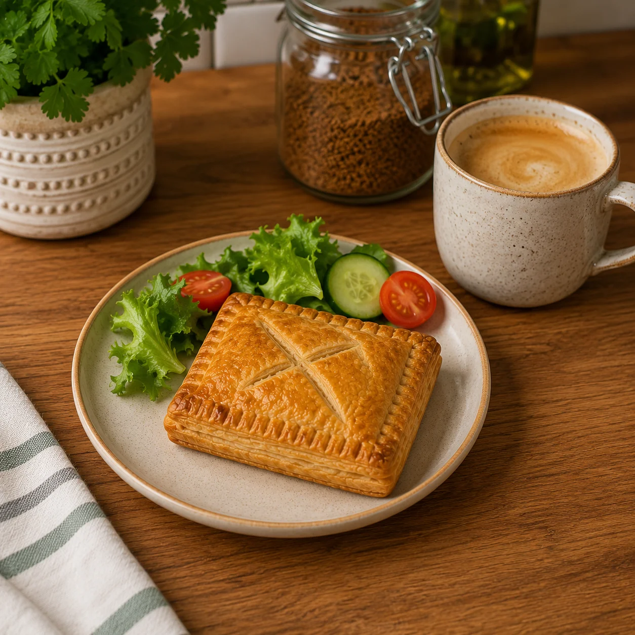 Potato & Peas Curry Pie- Medium(210g)