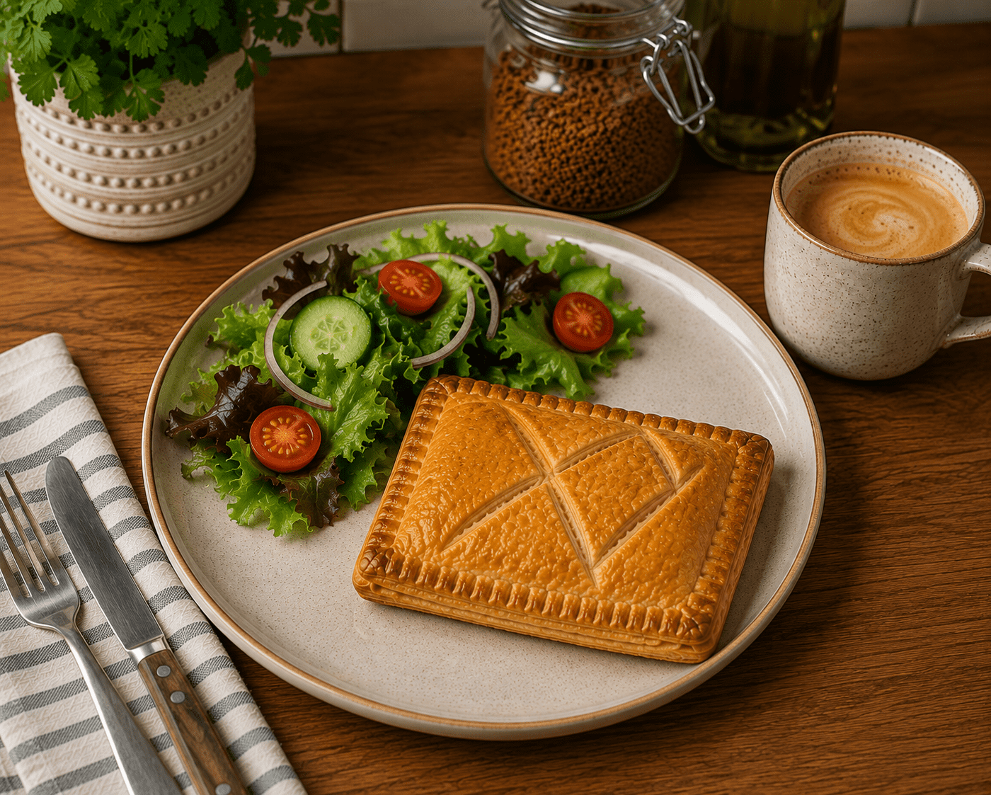 Curry Mince Beef Pie - Lunchbox Size